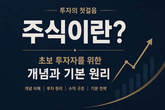 주식의 개념과 투자 기본 원리를 설명하는 초보 투자자 가이드 대표 이미지